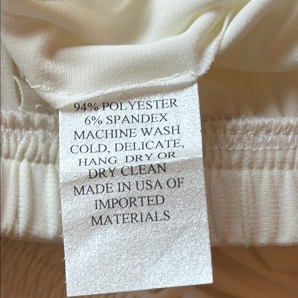 Brand New Caroline Rose White Wide Leg Pants - Picture 7 of 10